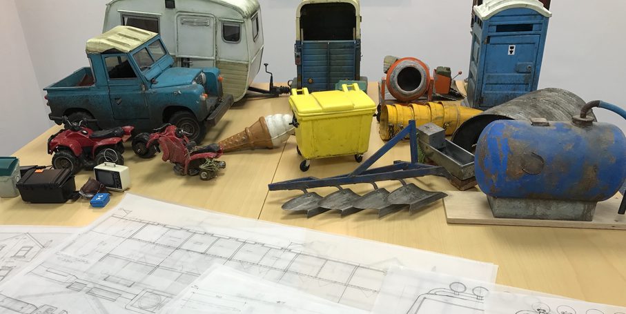 Props made by Aardman