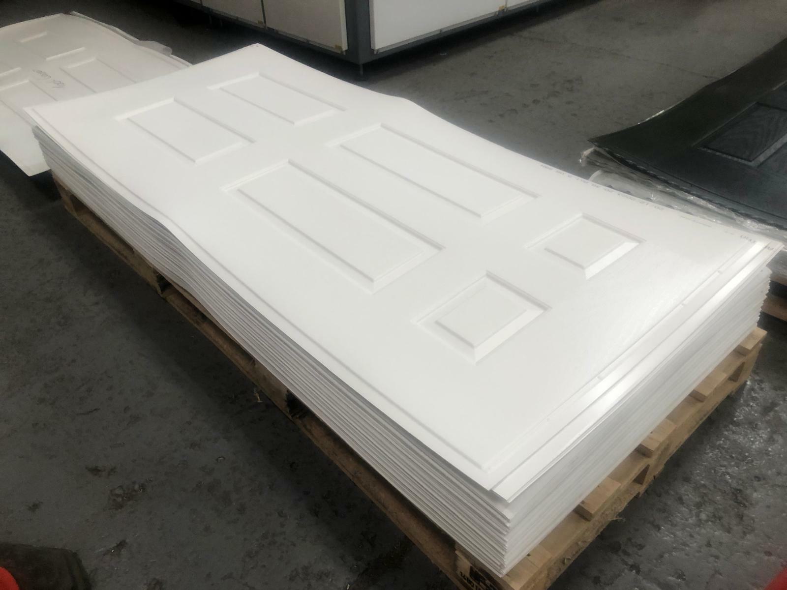 Door skins ready for the door assembly