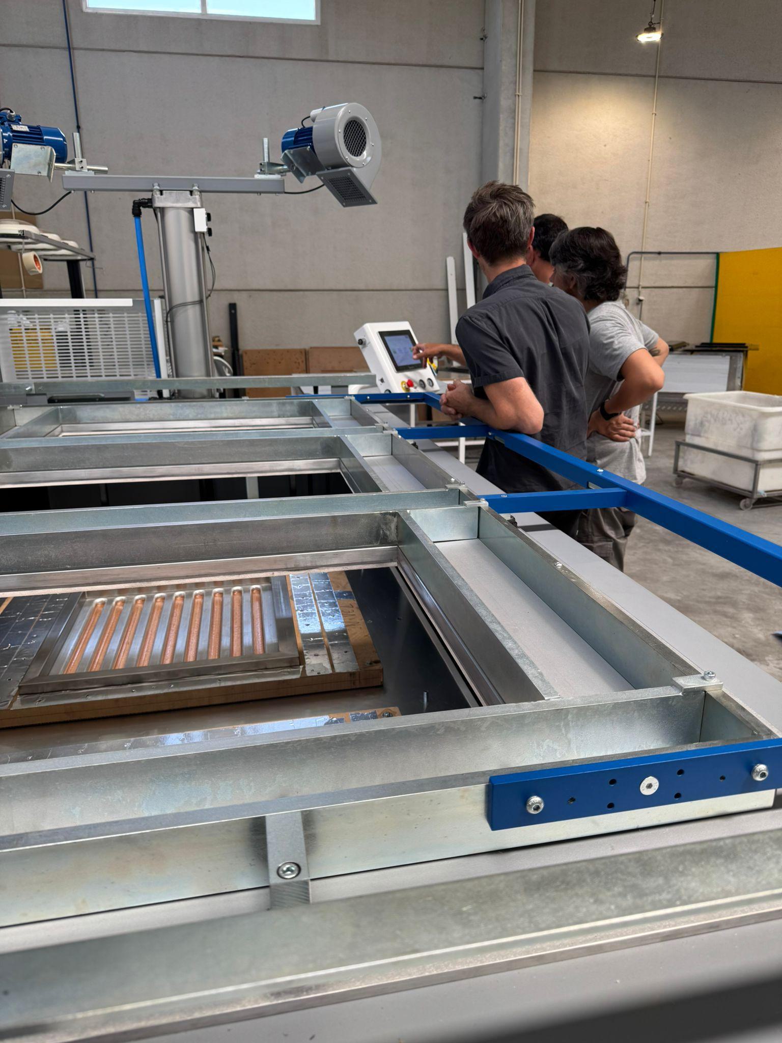 Mise en place de la thermoformeuse Formech 2440