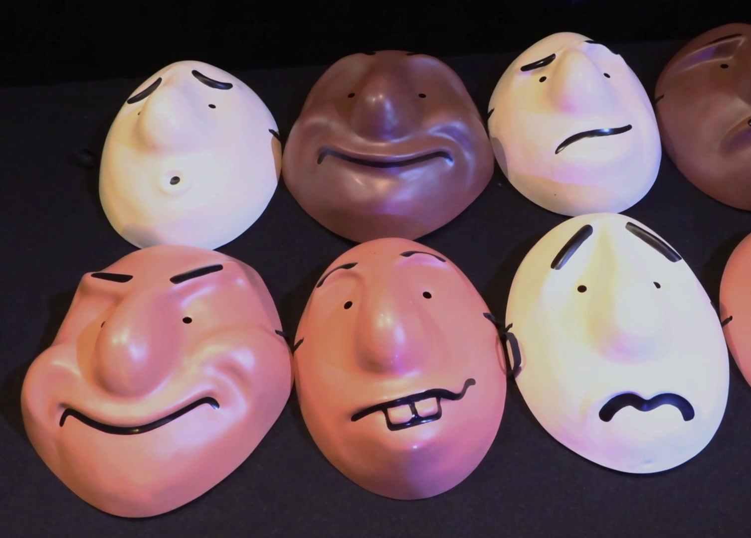 Masks at Trestle Theatre Company