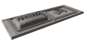 3D Cad file of a vacuum forming tool