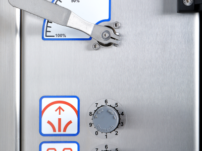 Bedienelemente aus Edelstahl