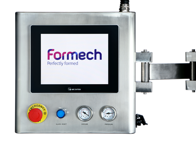 Control PLC con pantalla táctil de alta resolución de 10"