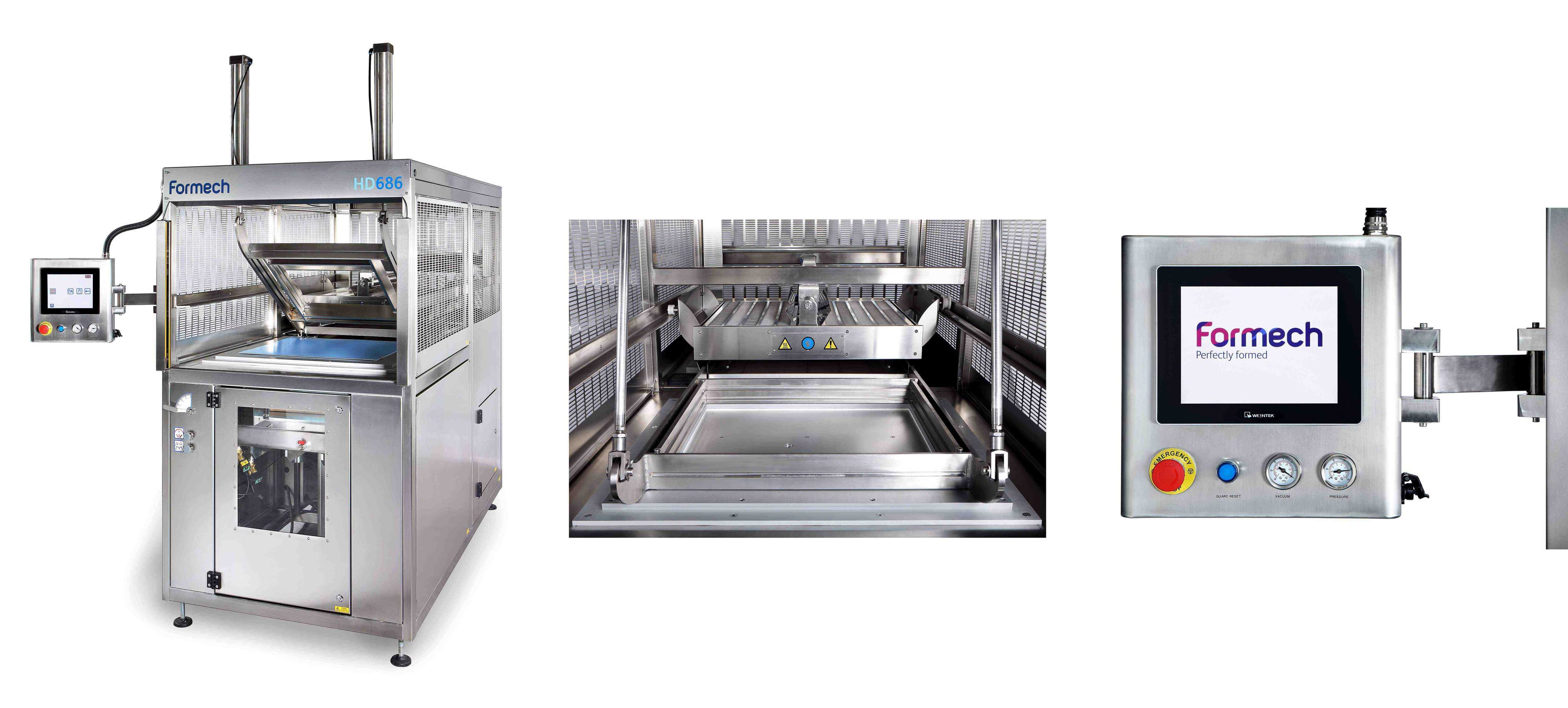 A custom-made vacuum forming machined based on the Formech HD686 model